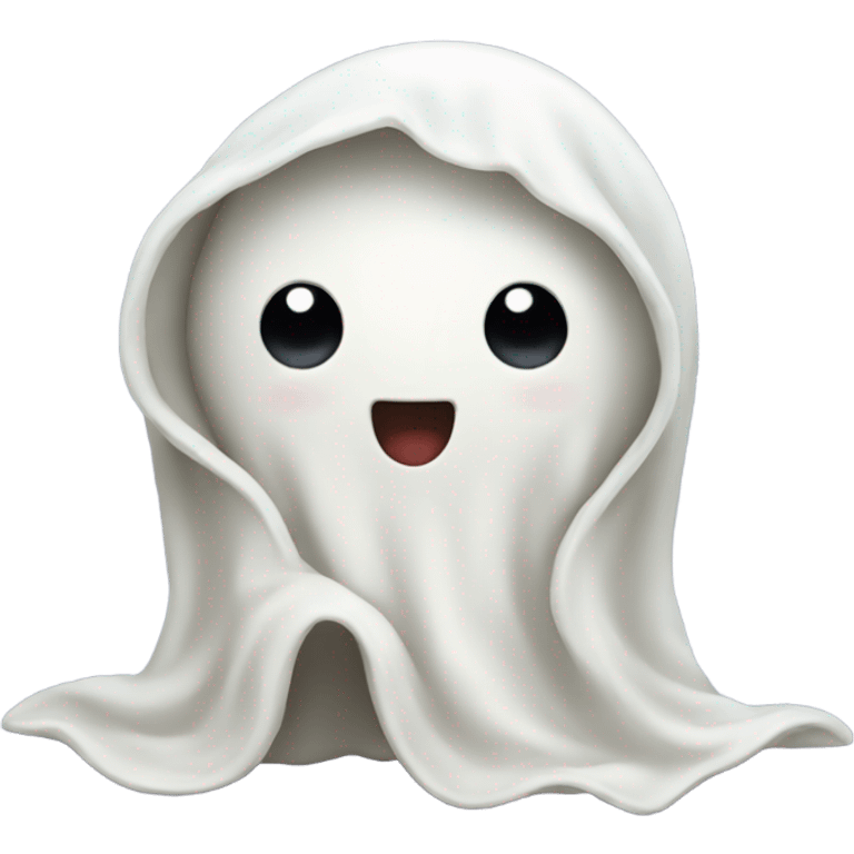 Cute cosy ghost emoji