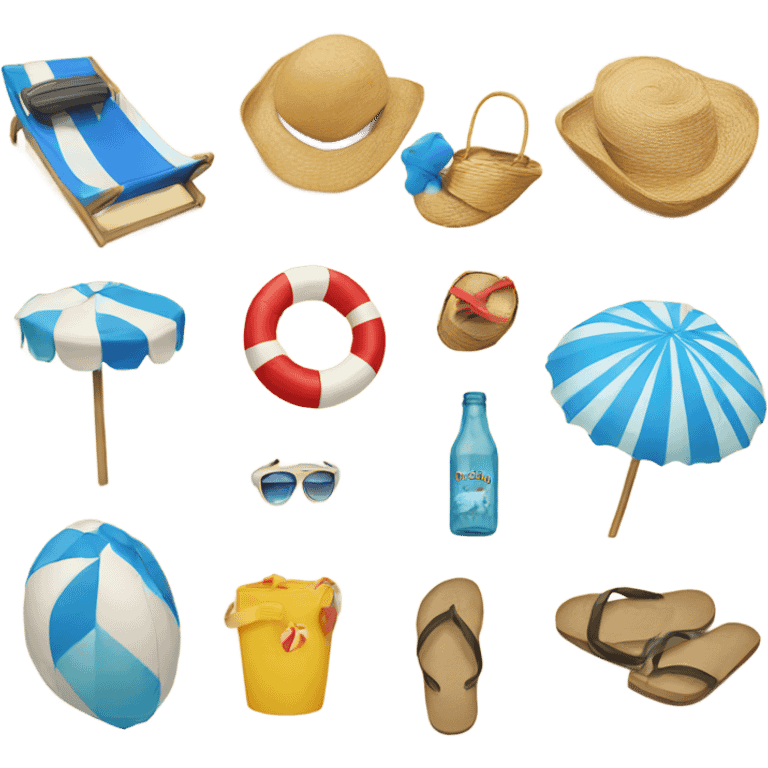 summer beach emoji