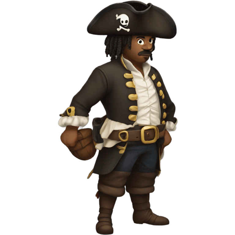 Pirate with a big butt emoji