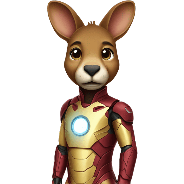 kangaroo iron-man suit emoji