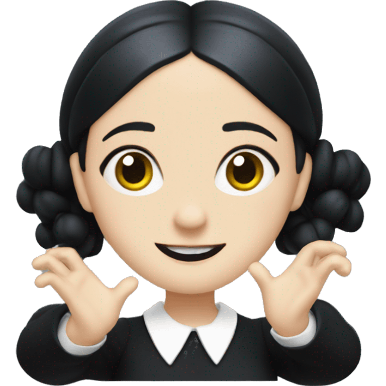 Wednesday Addams dancing  emoji