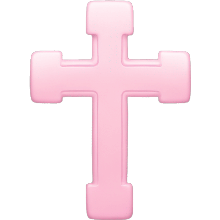 light pink cross emoji