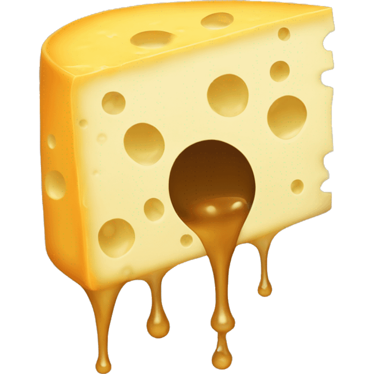 Lunchly drippy cheese emoji