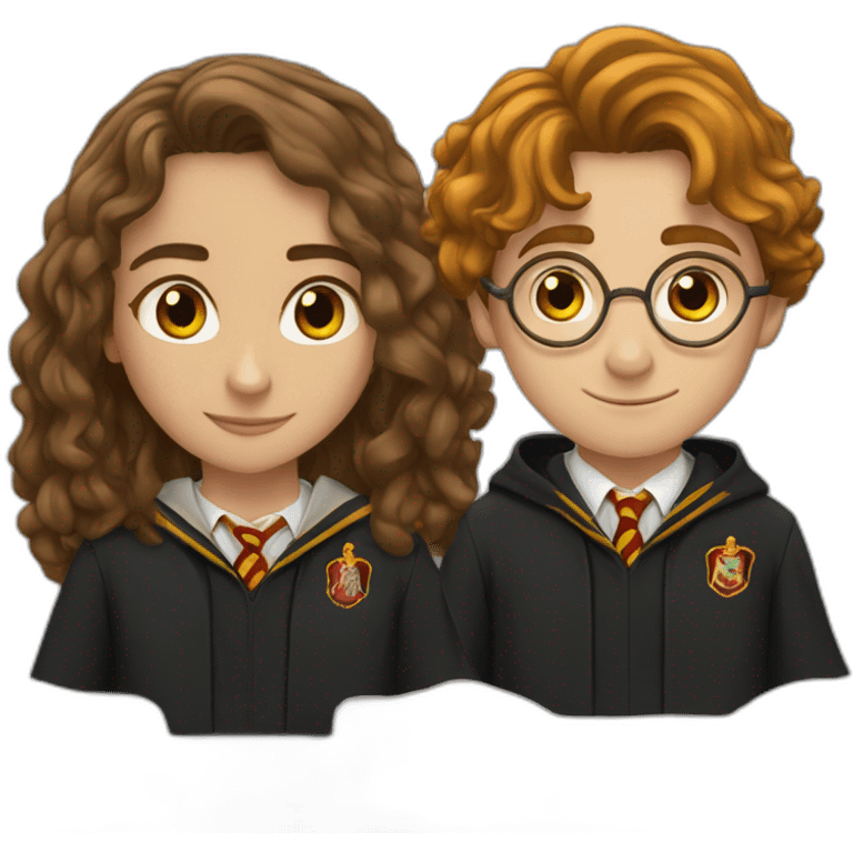 Hermione et et harry Potter emoji