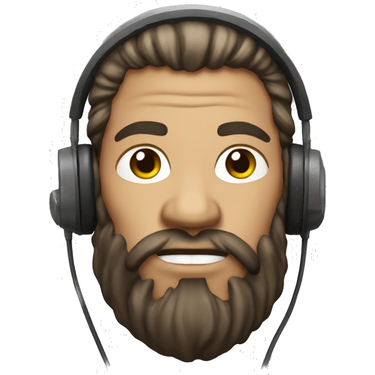 vikinger with headset on and mic emoji