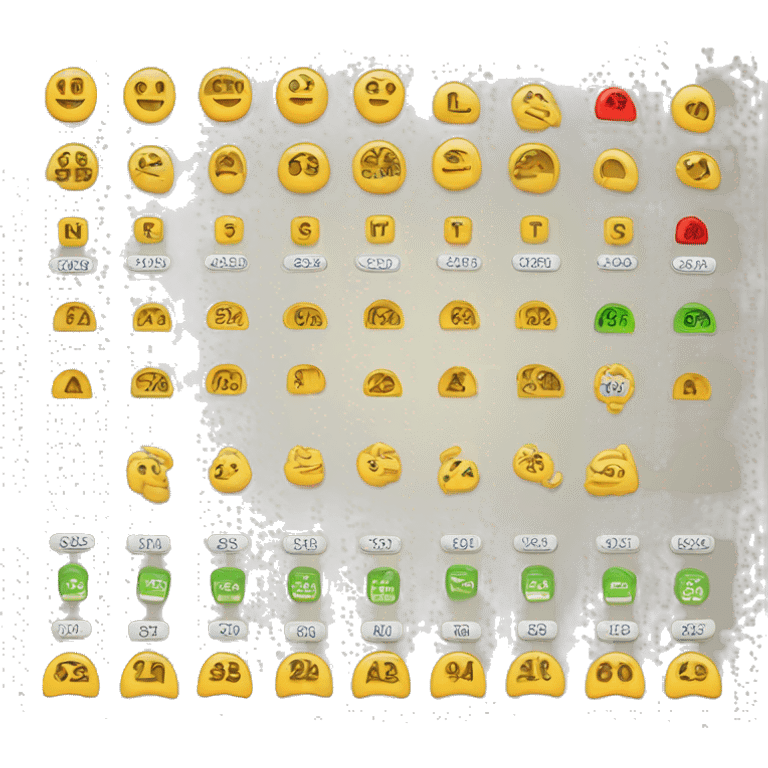 credit score grafic simple emoji