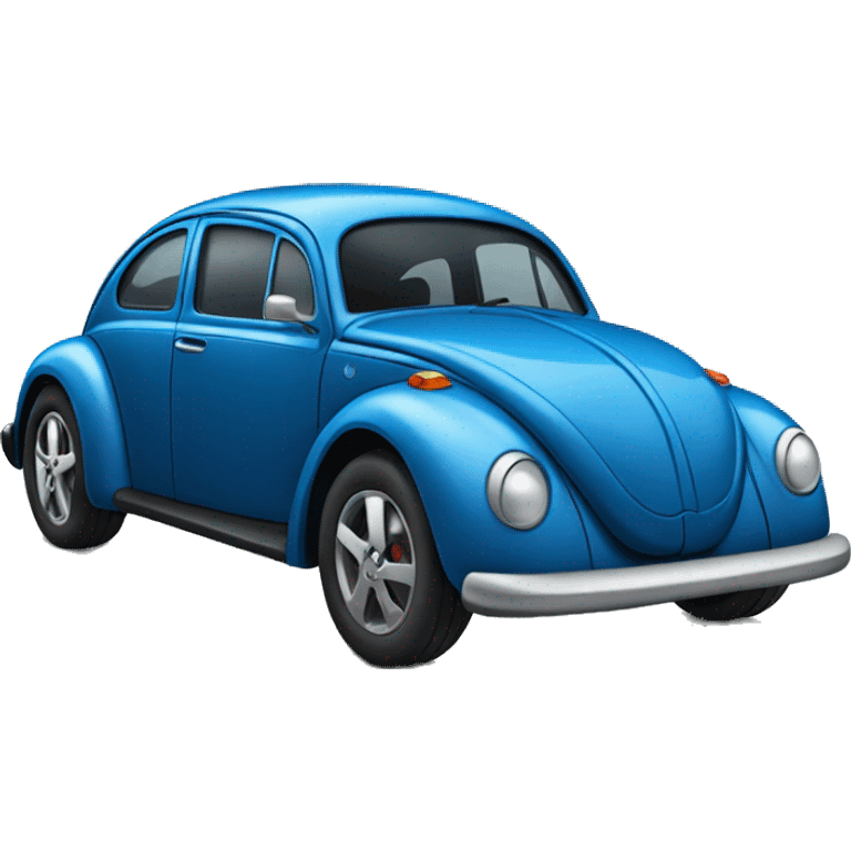 Blue beetle car emoji