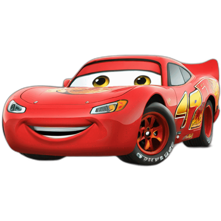 Car Flash mcqueen emoji