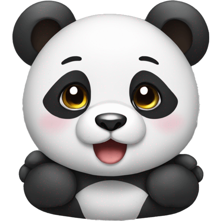 Cute panda emoji