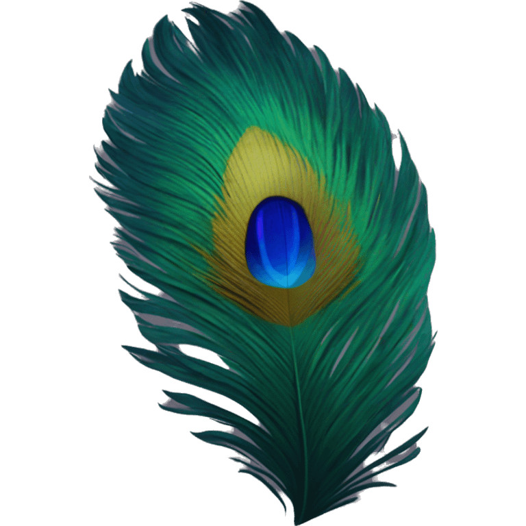 Peacock feather  emoji