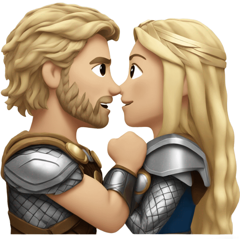 thor kissing emoji