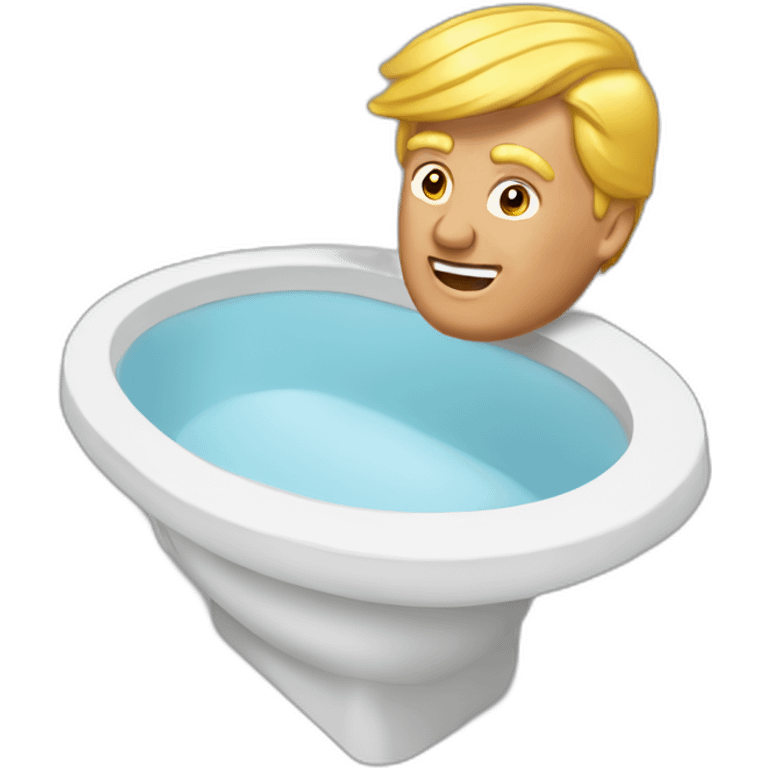 trump-baño-de-oro emoji