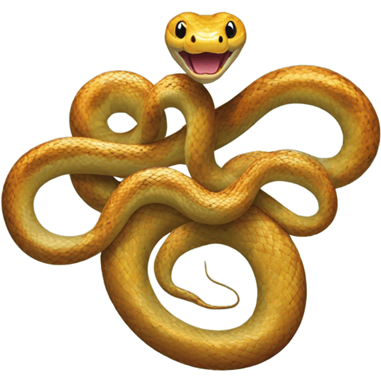 Five headed snake emoji