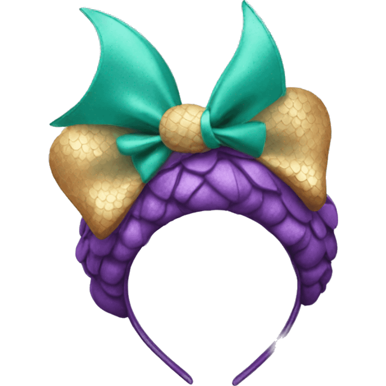 Little mermaid Disney ears emoji