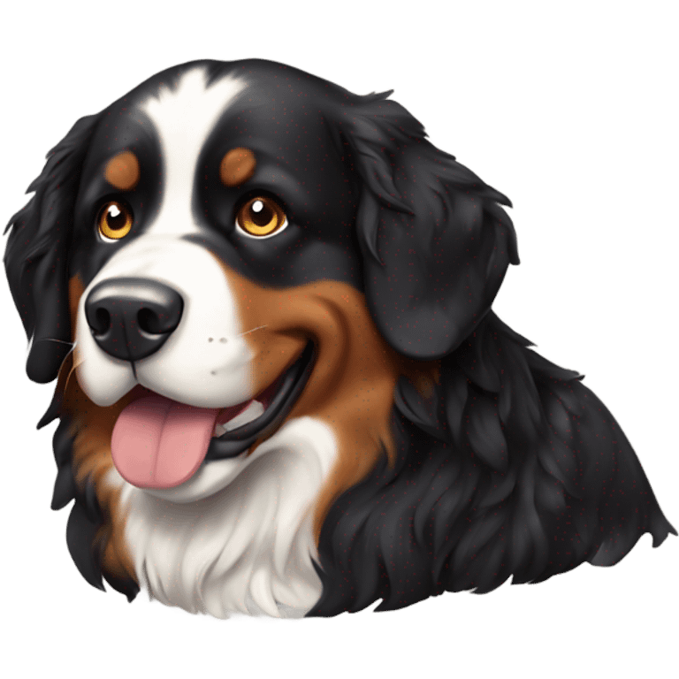 Bernese mountain dog emoji