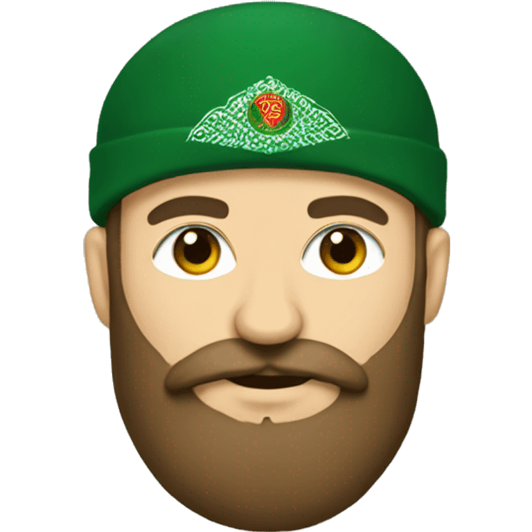 Chechen with big beard emoji