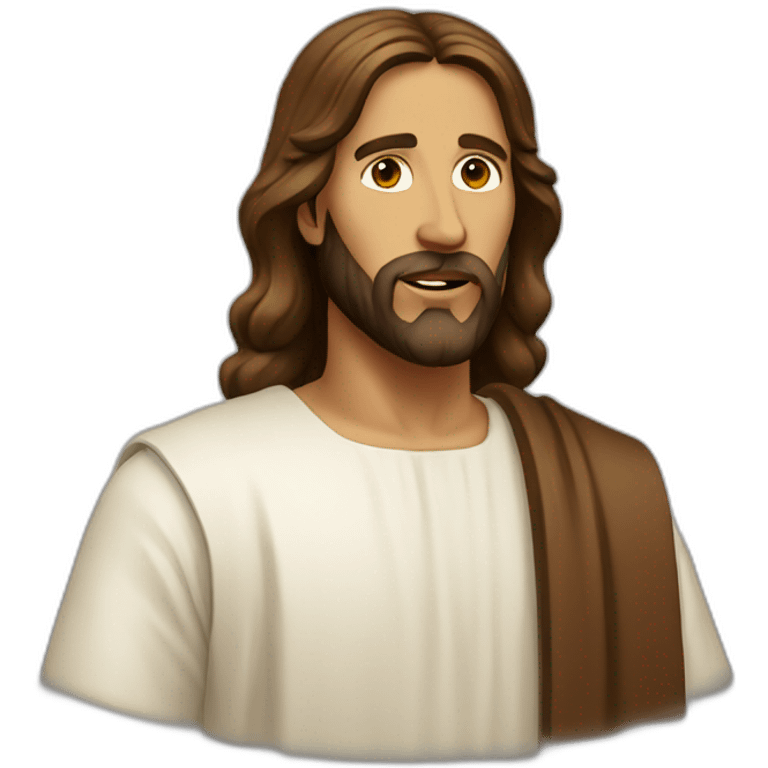 following jesus emoji