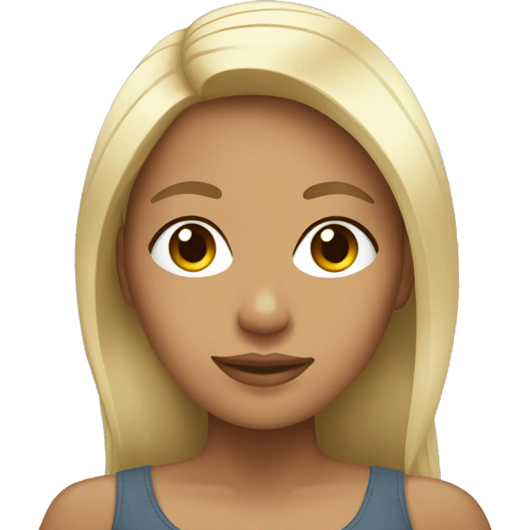 Peruvian women with blonde hair emoji