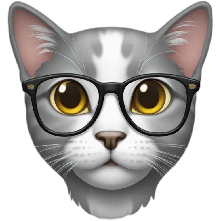 cat with glasses emoji