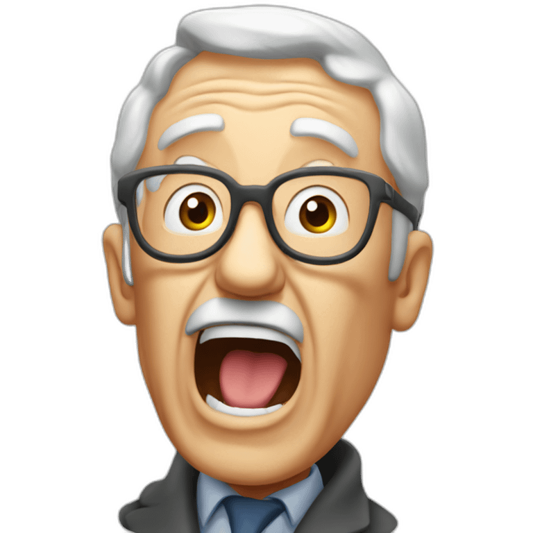 old man yell at the ACPR french regulator emoji