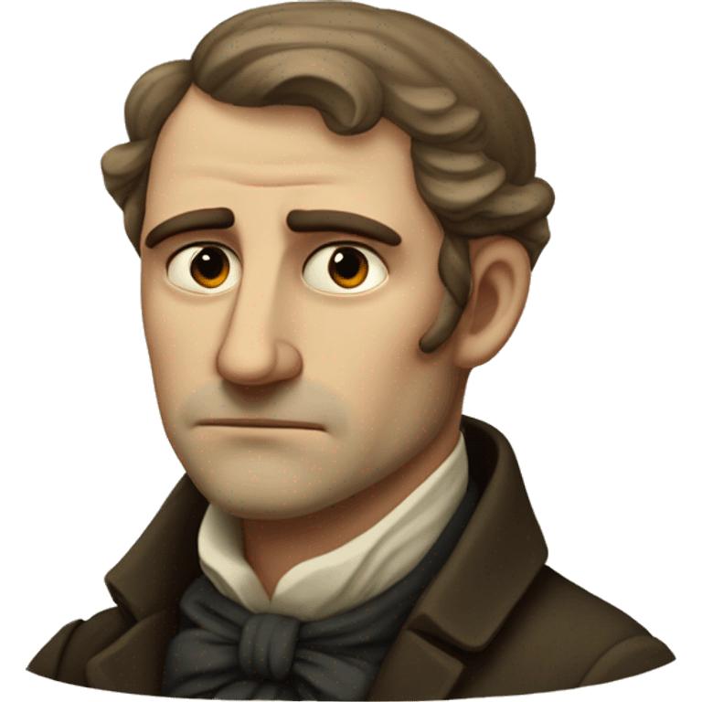 sad, white man 1800s, worker, 30years old emoji