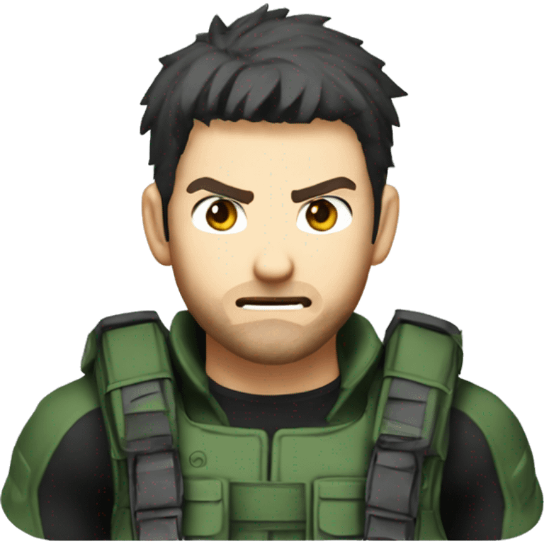 Chris Redfield from Resident Evil emoji