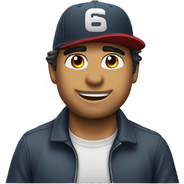 gordo moreno dientudo con gorra 33 emoji