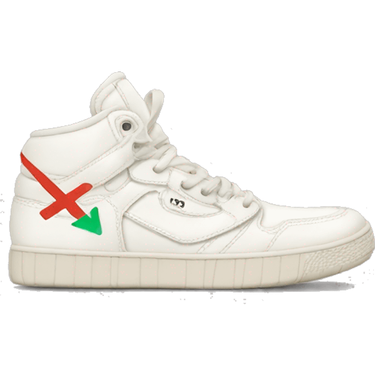 Create a Off-White sneaker emoji