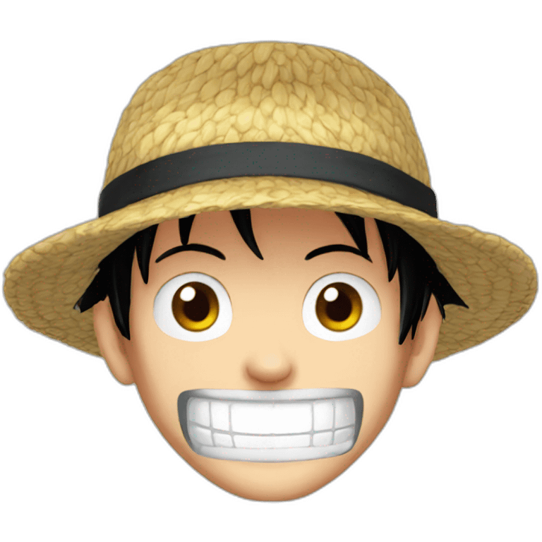 Luffy one pieces emoji