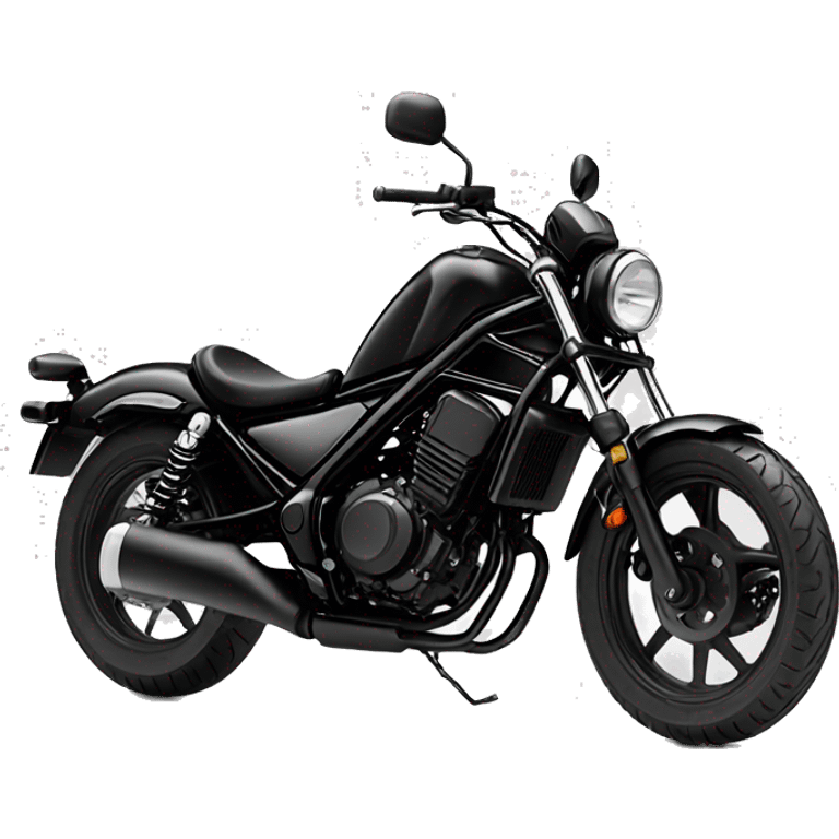 Honda rebel 125 black emoji