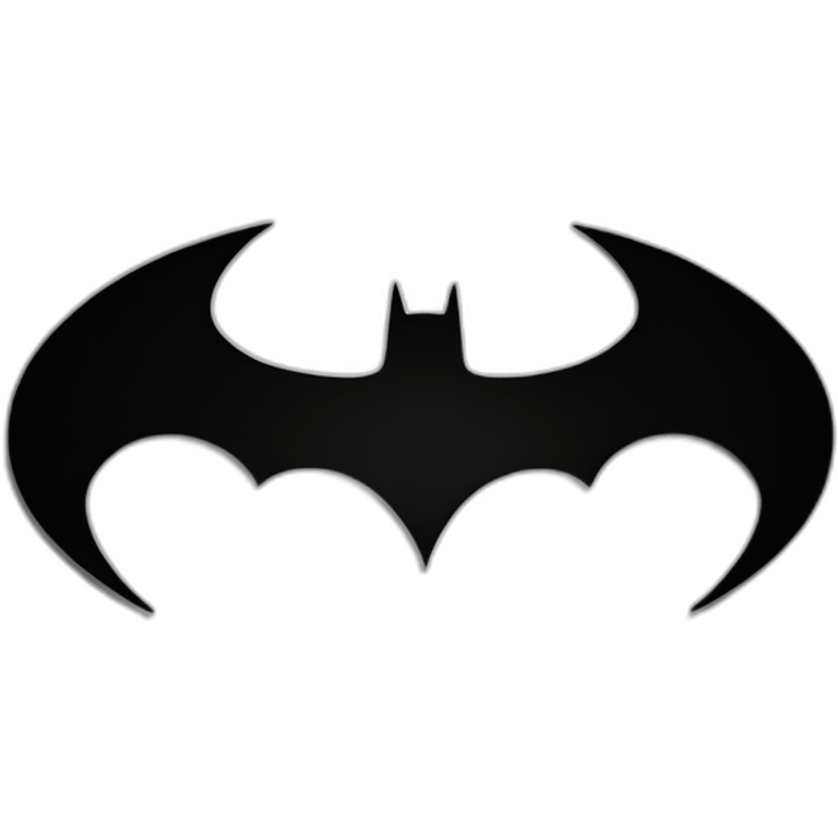 Batman logo emoji