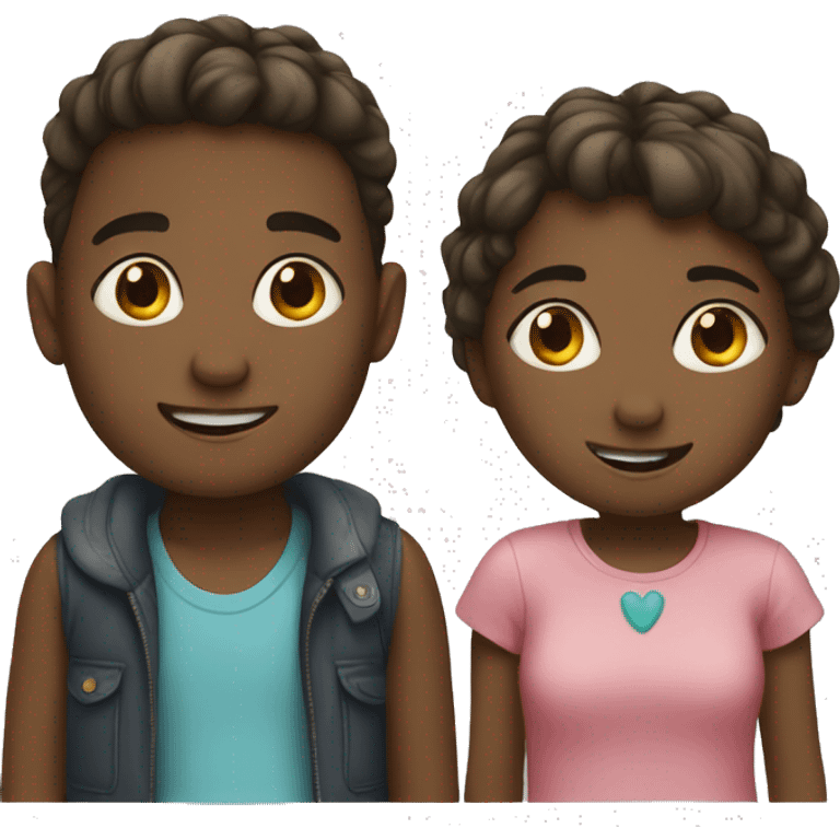 girl and boy  emoji