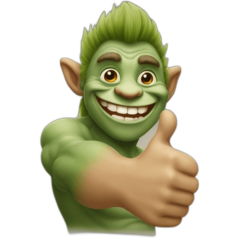 troll thumbs up emoji