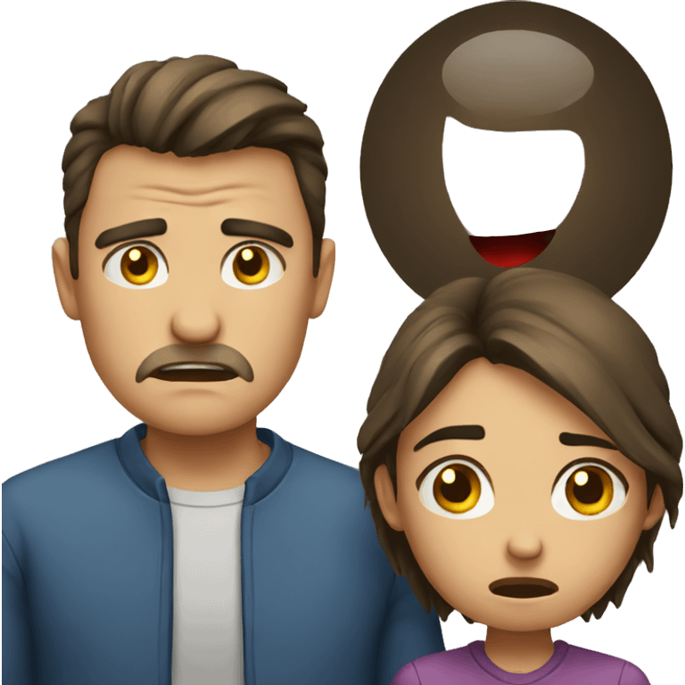 angry couple crying emoji