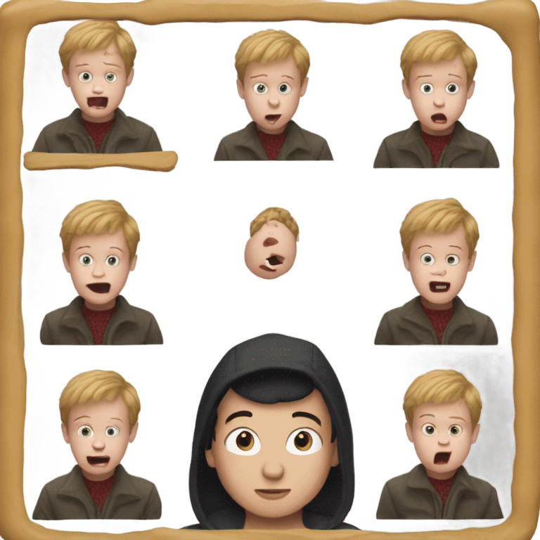 Home alone kid emoji