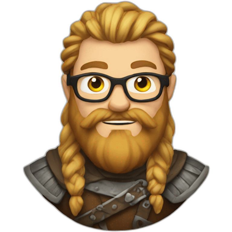 nerdy viking emoji