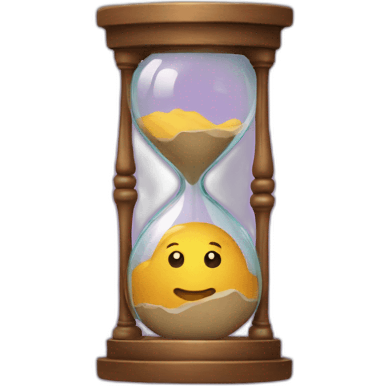 Space hourglass emoji