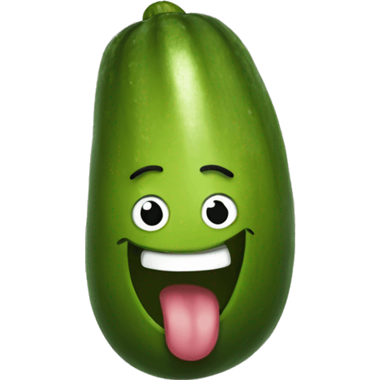 Emoji with pickle emoji