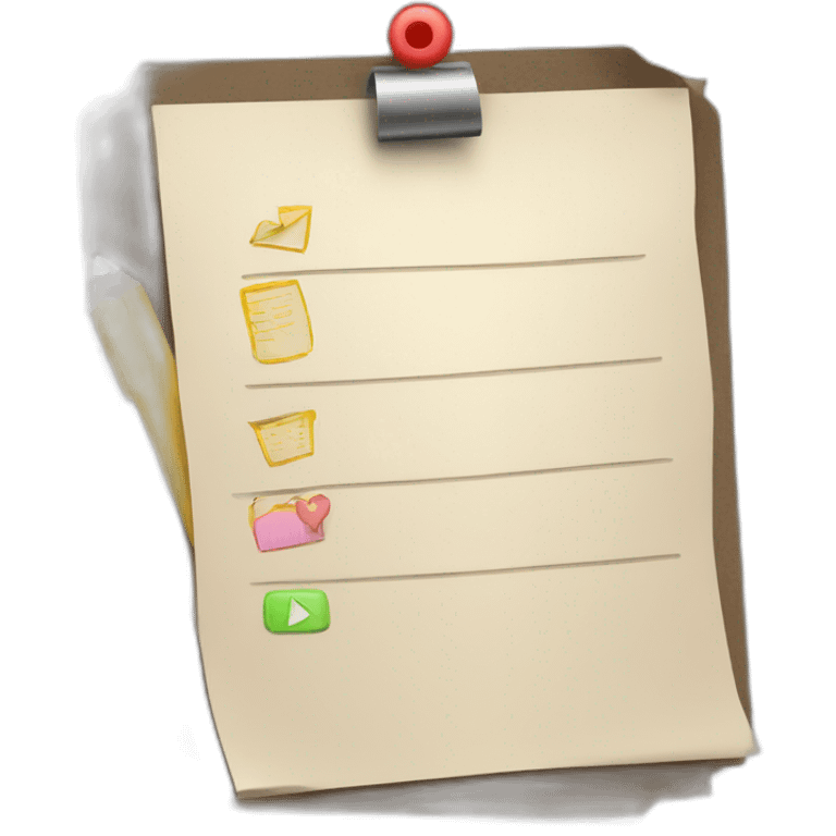 to do list emoji