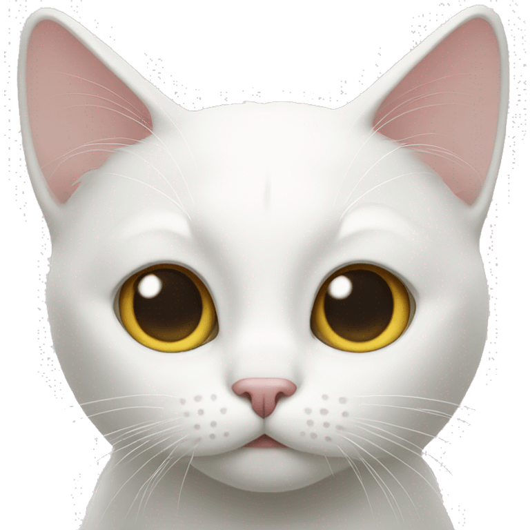 white cat emoji