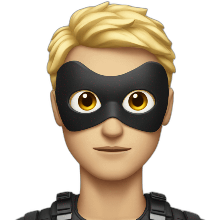 portrait superhero Review with mask emoji