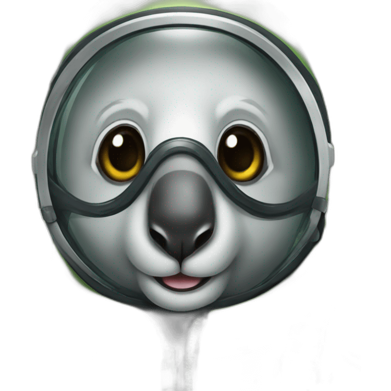 koala in rubber diving suit emoji