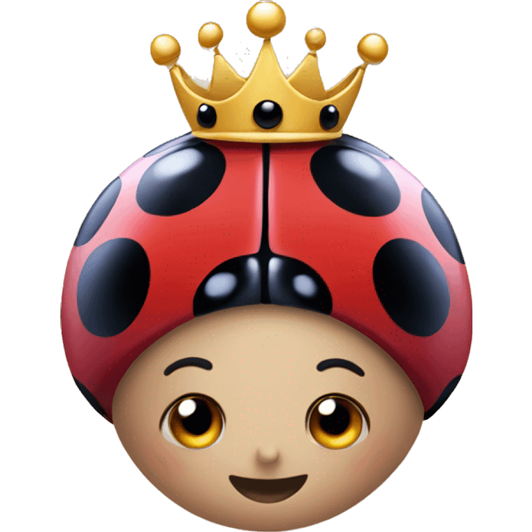 ladybug with crown  emoji