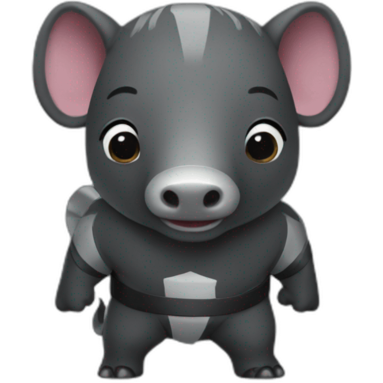 tapir-superhero emoji