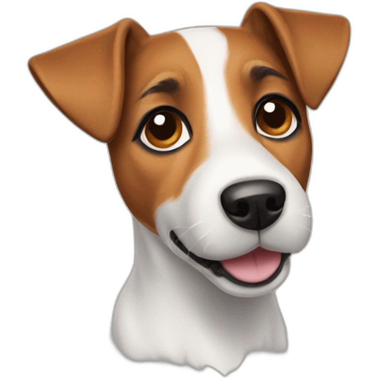 dog jack russell terrier emoji