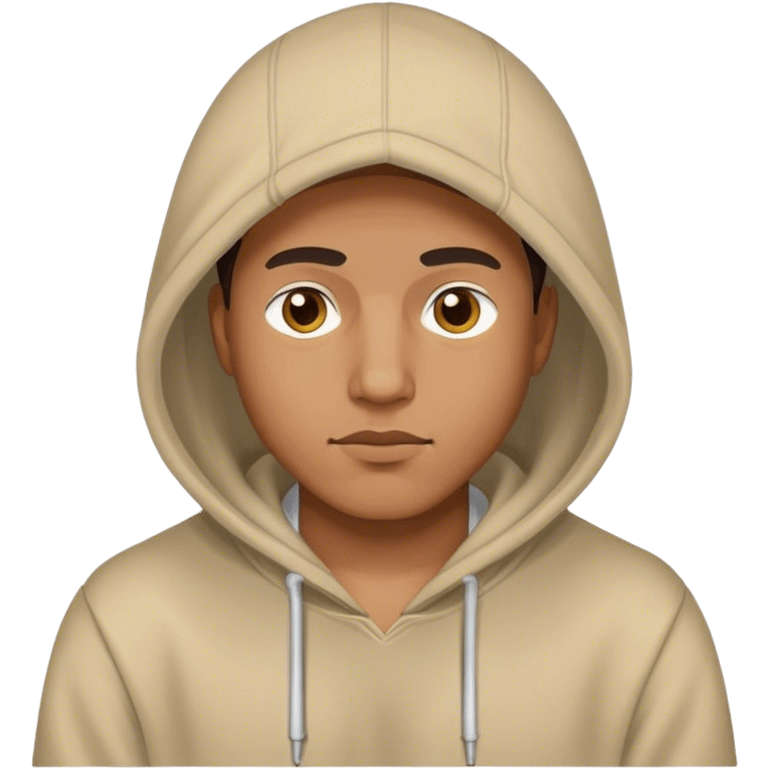 CHAD wearing a hoodie emoji