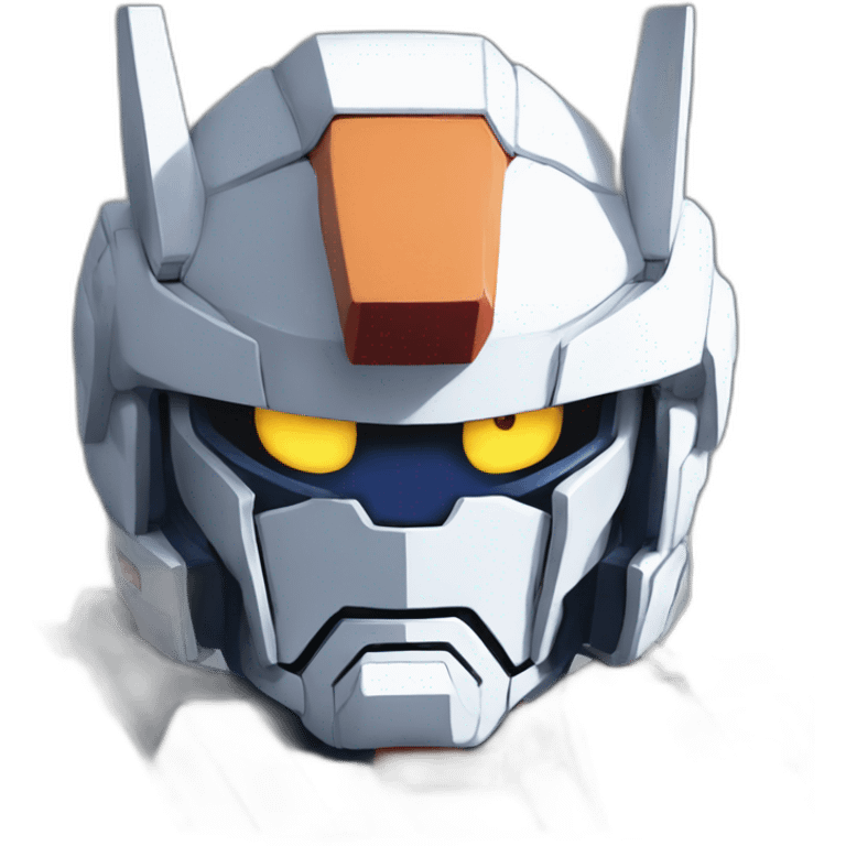 gundam with naruto face emoji