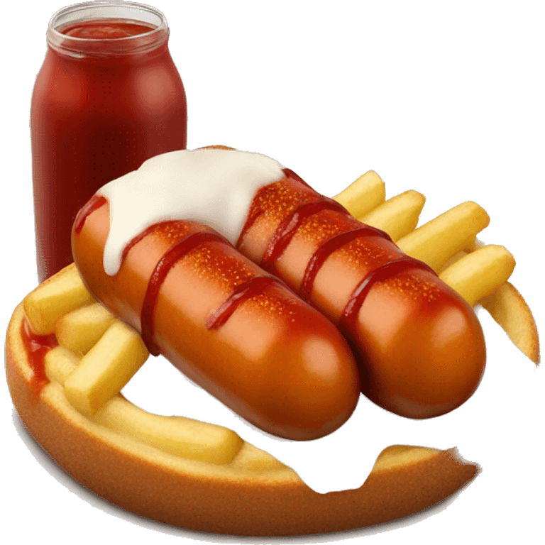 Currywurst emoji