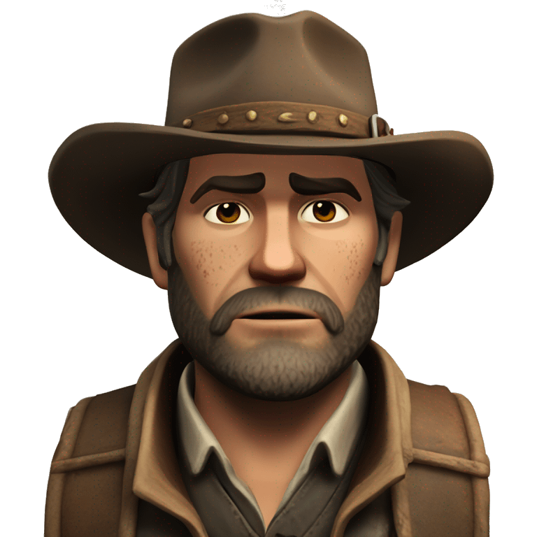 arthur morgan from red dead emoji