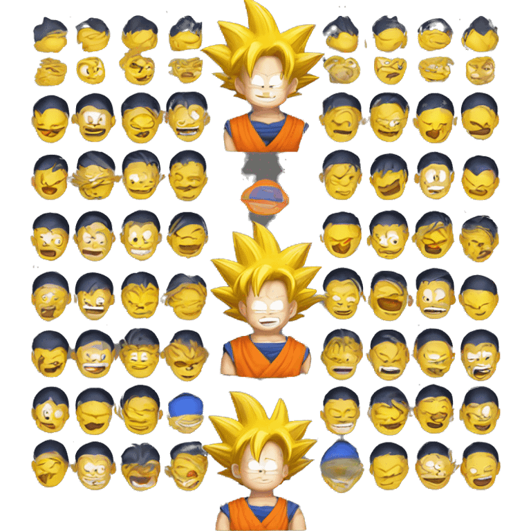 Goku feliz emoji